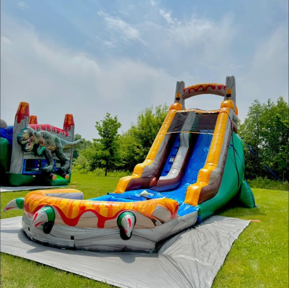 Dino Volcano Water Slide